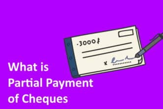 Partial Payment Of Cheques