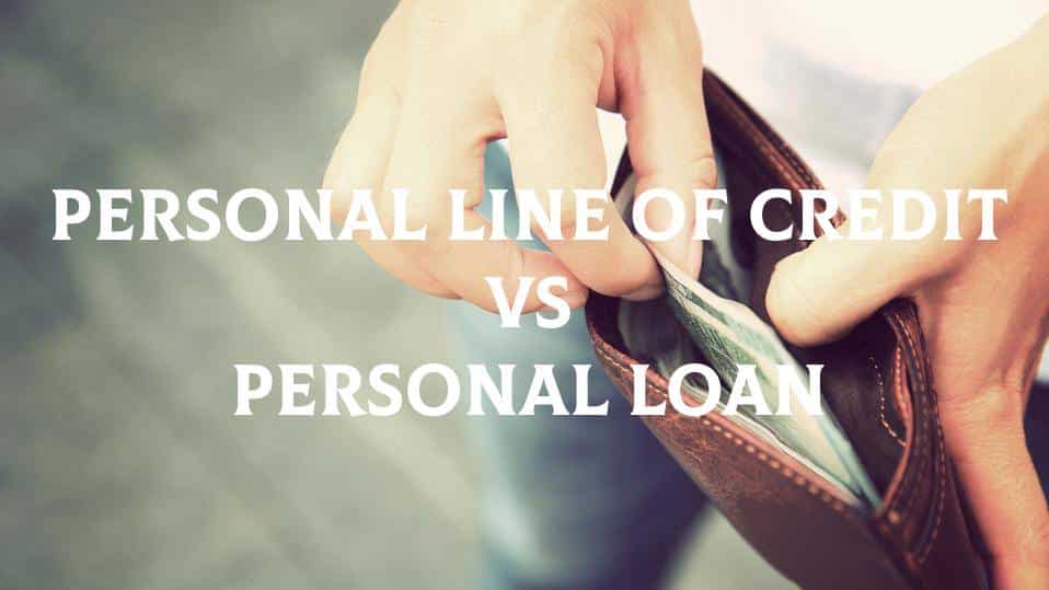 personal line of credit vs personal loan