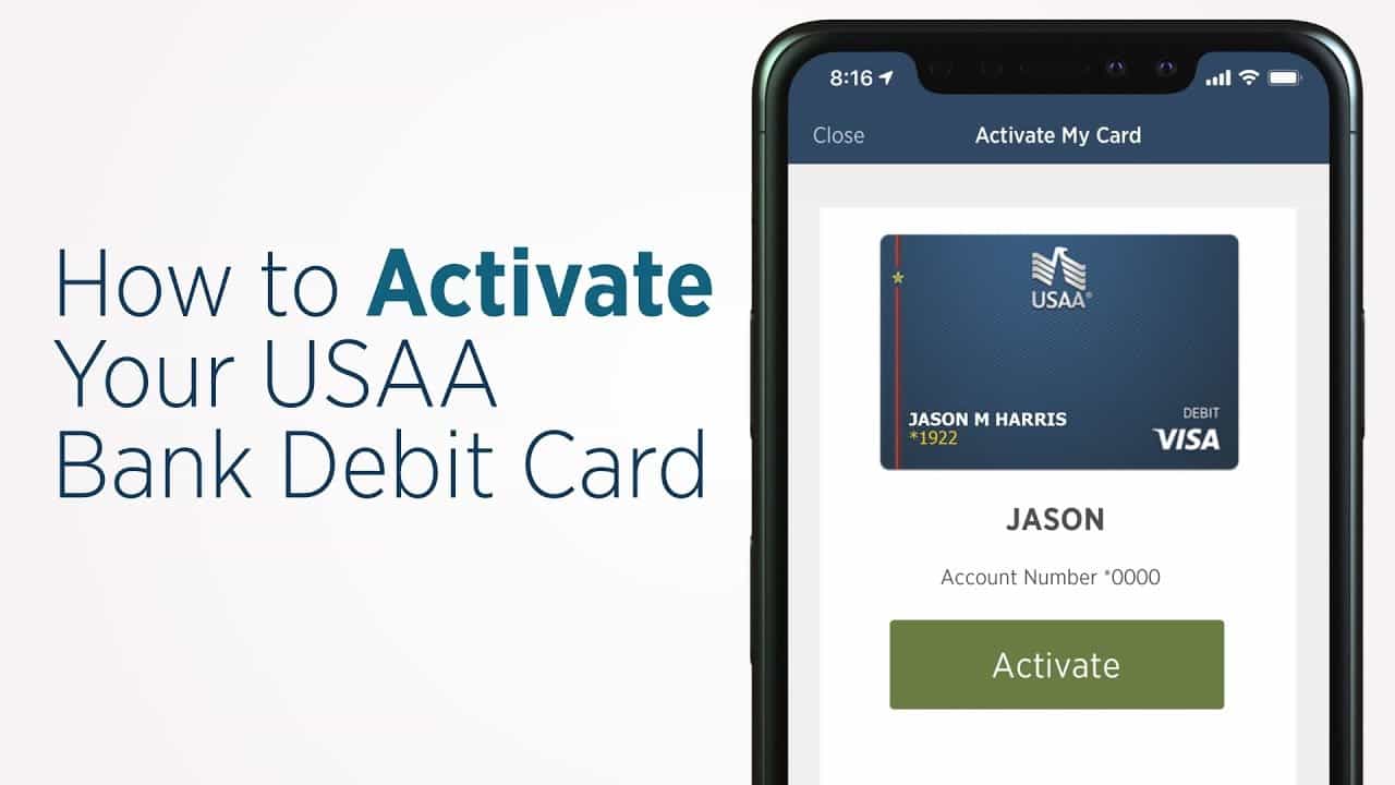 activate usaa card via mobile app