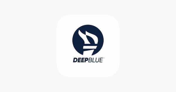 deep blue card